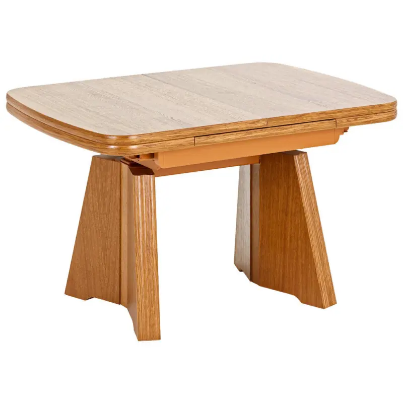 Couchtisch in Metall, Holzwerkstoff 90-131/65/56-75 cm