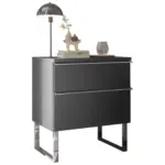 XXXLutz Lauterach - Ihr M&ouml;belhaus bei Bregenz Nachtk&auml;stchen 60/65,8/43 cm in Graphitfarben