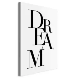 Leinwandbild Text 80/120/1,2 cm