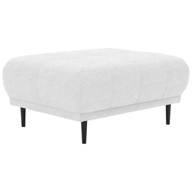 Hocker in Textil Beige