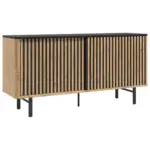 XXXLutz Lauterach - Ihr M&ouml;belhaus bei Bregenz Sideboard Schwarz, Akaziefarben 160/80,5/45 cm