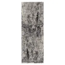 L&auml;ufer 80/250 cm Timeline Quantum Grau, Hellgrau, Dunkelgrau