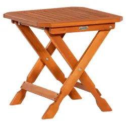 Klapphocker in Holz Naturfarben