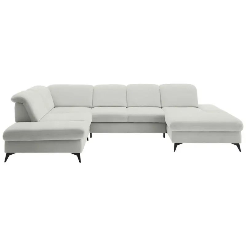 Wohnlandschaft in Chenille Ecru