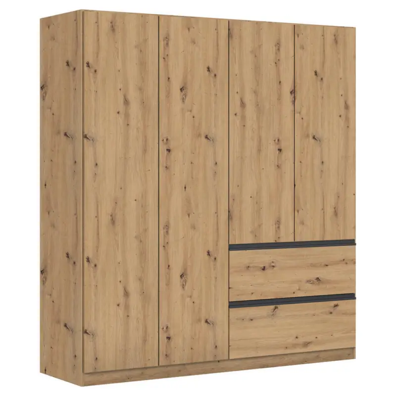 Dreht&uuml;renschrank in Eiche Artisan