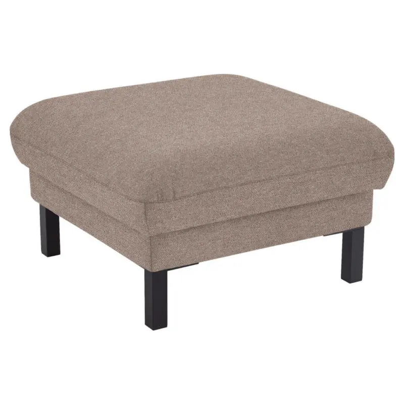 Hocker in Textil Taupe