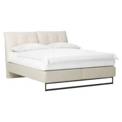 Boxspringbett 180/200 cm in Beige