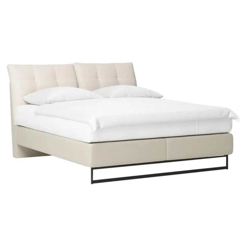 Boxspringbett 180/200 cm in Beige