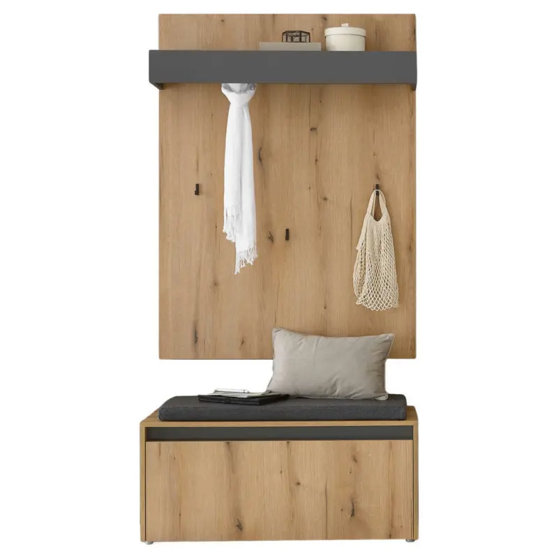 Garderobe 3-teilig in 100/200/40 cm