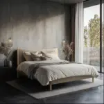 XXXLutz Lauterach - Ihr M&ouml;belhaus bei Bregenz Polsterbett gepolstertes Kopfteil, Lattenrost, Bettkasten Braun 180/200 cm