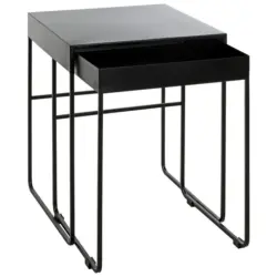 Beistelltischset in Metall 39-42/39-42/51-54 cm