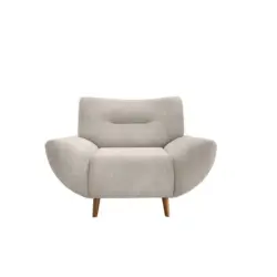 Sessel in Chenille Beige