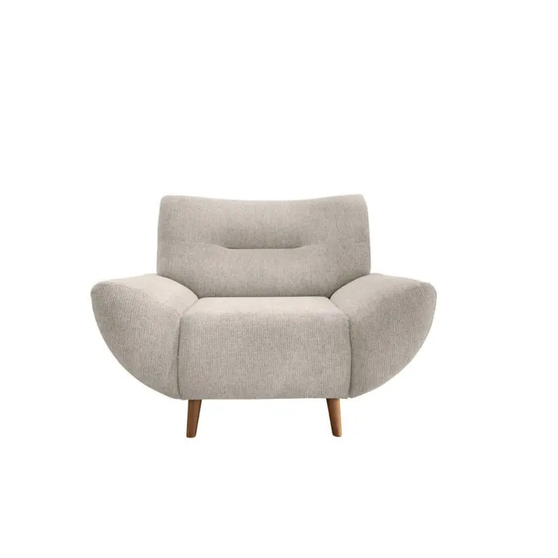 Sessel in Chenille Beige