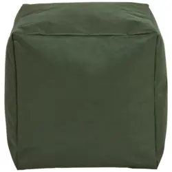 Hocker in Textil Gr&uuml;n