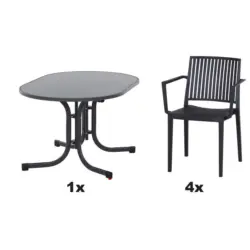 Gartengarnitur 5-teilig