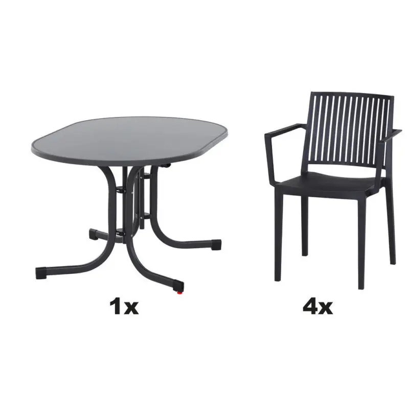 Gartengarnitur 5-teilig
