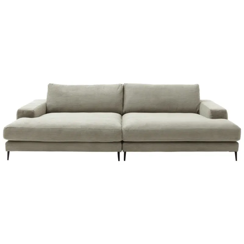 Bigsofa in Cord Graubraun