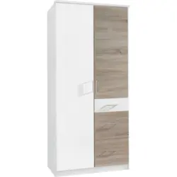 Dreht&uuml;renschrank 90/199/58 cm 2-t&uuml;rig