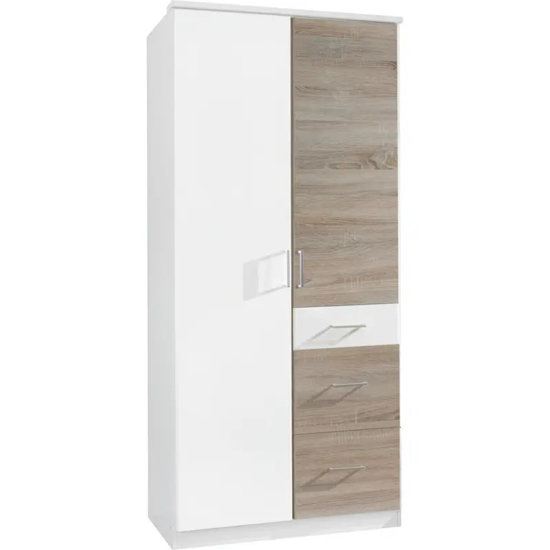 Dreht&uuml;renschrank 90/199/58 cm 2-t&uuml;rig