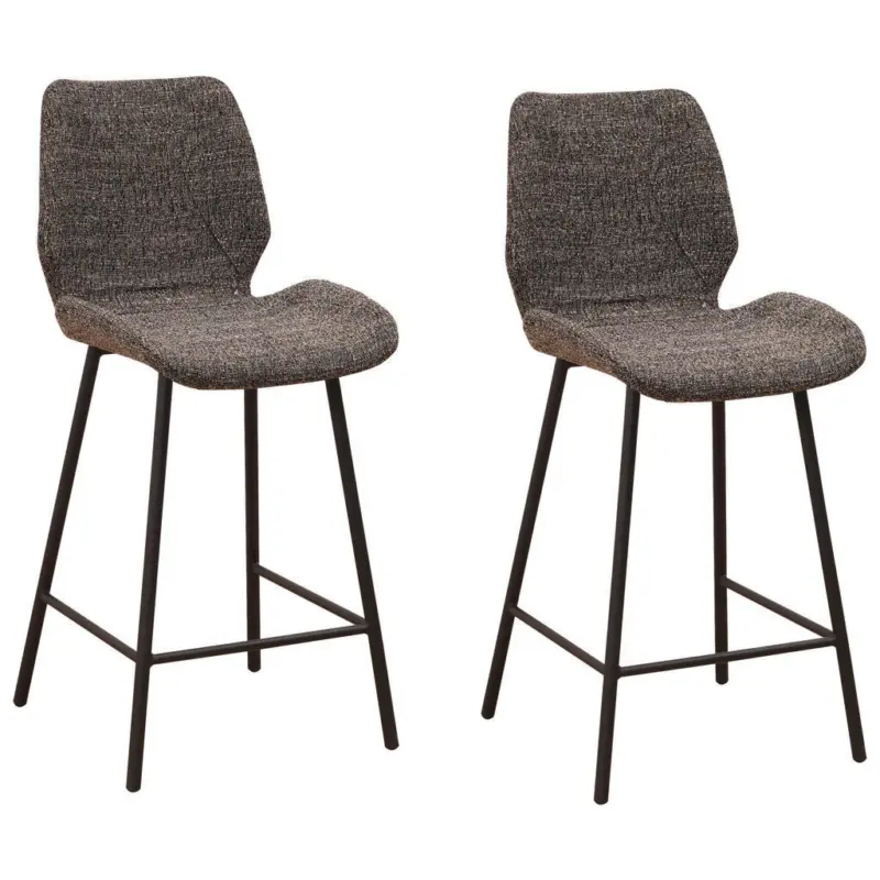 Barhocker-Set in Dunkelgrau