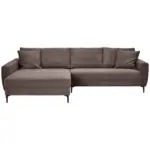 XXXLutz Lauterach - Ihr M&ouml;belhaus bei Bregenz Ecksofa in Cord Dunkelbraun 174/283 cm