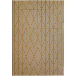 Outdoorteppich 80/200 cm Celeste Champagner, Sahara