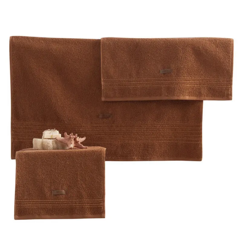 Frottierset Braun 3-teilig