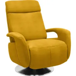 Relaxsessel in Textil Gelb