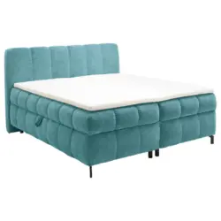 Boxbett 180/200 cm in Petrol