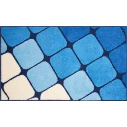 Badteppich Blau 70/120 cm