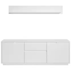 Tv-Element Wei&szlig; 169/60/38 cm