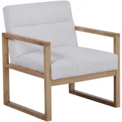 Sessel in Cord Beige