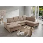 XXXLutz Lauterach - Ihr M&ouml;belhaus bei Bregenz Wohnlandschaft Zira in Mikrofaser Hellbraun