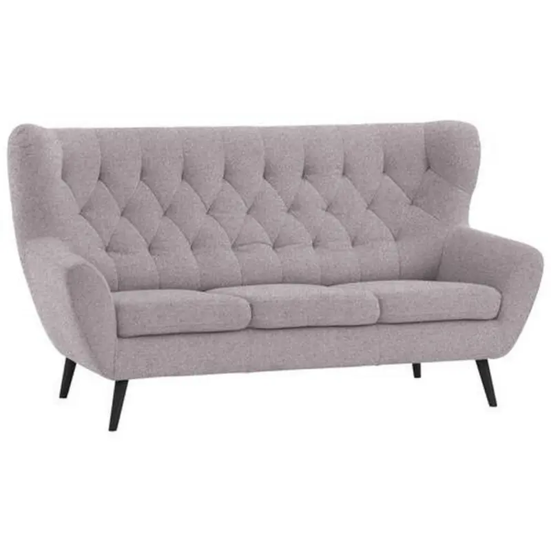 3-Sitzer-Sofa Skagen in Webstoff Grau, Lila