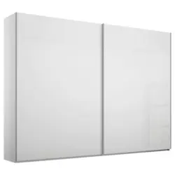 Schwebet&uuml;renschrank in Wei&szlig;