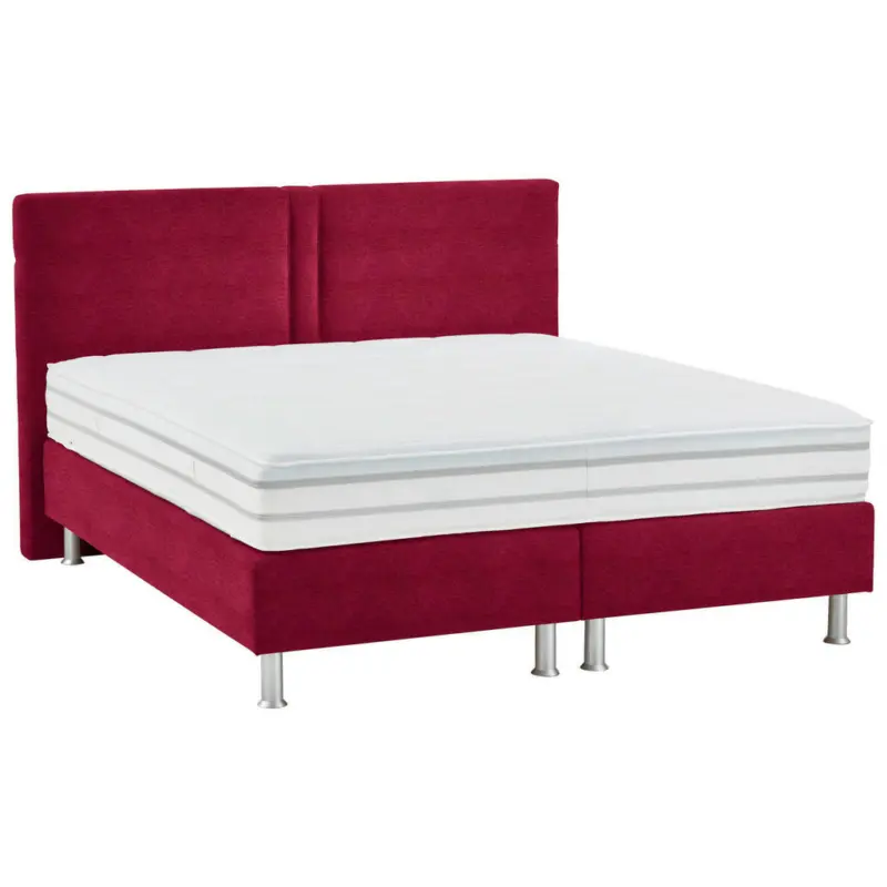 Boxspringbett 200/200 cm in Rot