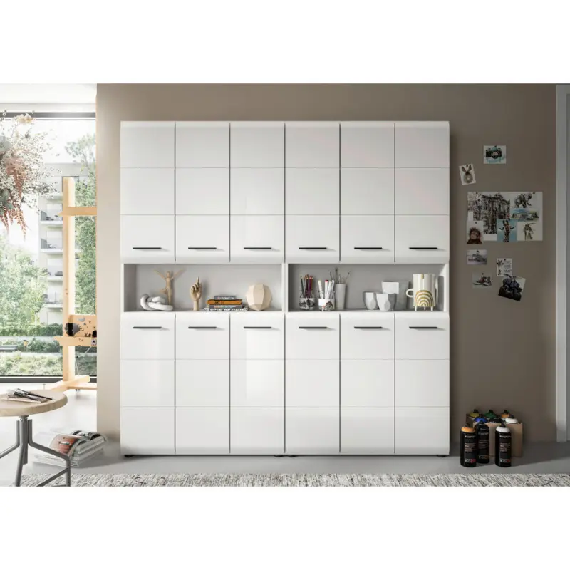 Hochschrank 180/185/30 cm