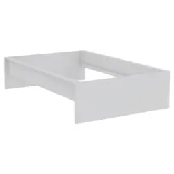 Bettrahmen 120/200 cm in Wei&szlig;