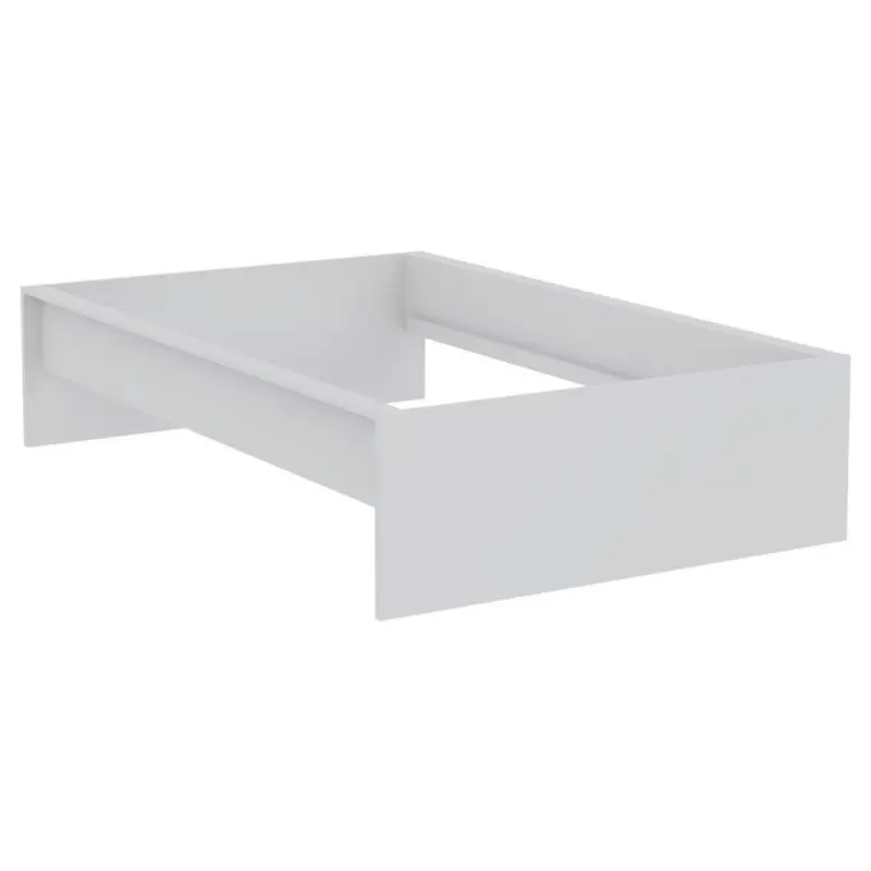 Bettrahmen 120/200 cm in Wei&szlig;