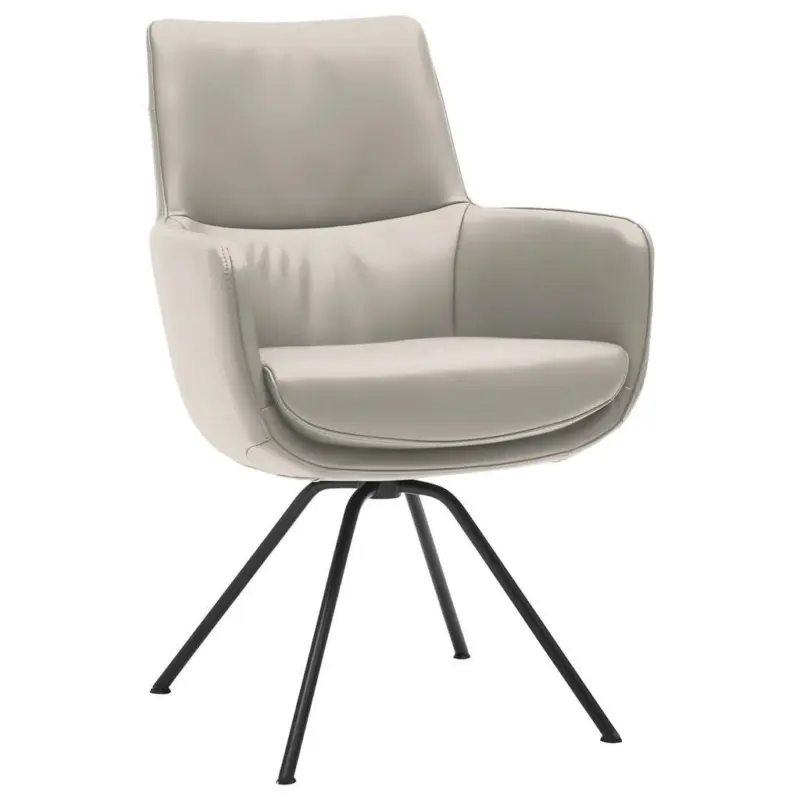 Armlehnstuhl Beinauswahl, Lederauswahl, Typenauswahl Echtleder