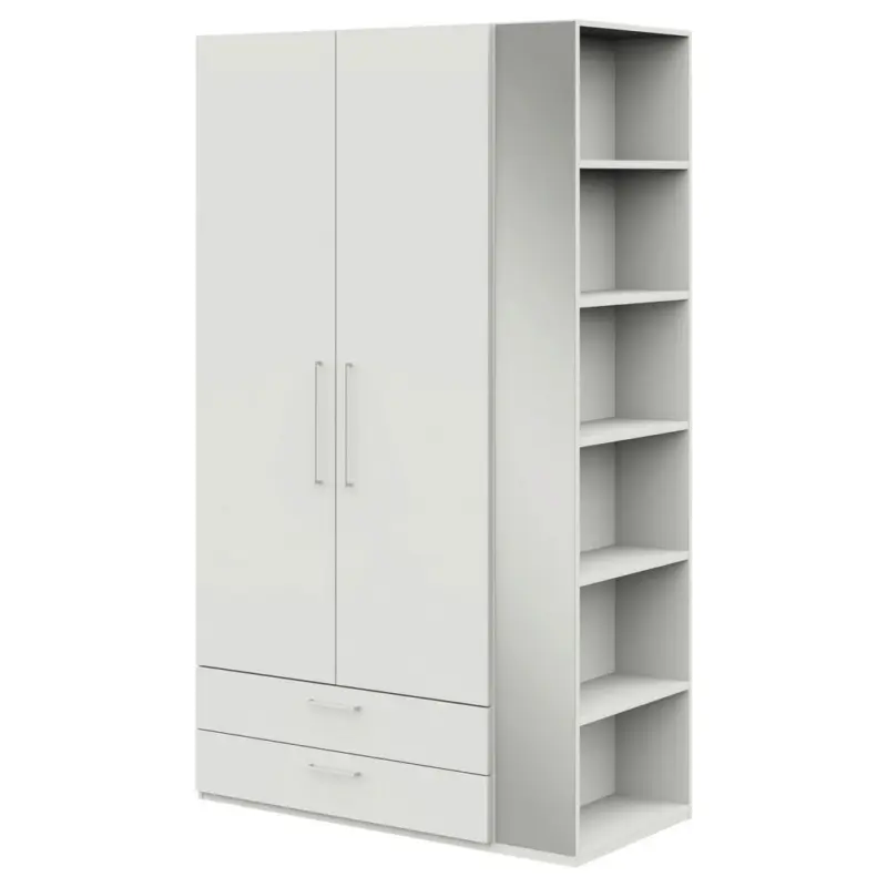 Kleiderschrank in Wei&szlig;