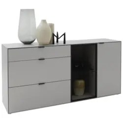 Sideboard Grau 181,9/87,9/45,2 cm