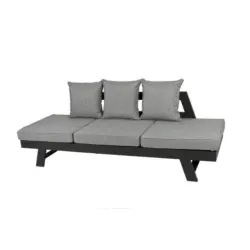 Loungegarnitur 216/70/74 cm Aluminium