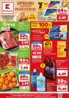 Pogląd oferty "Kaufland gazetka" - ważna od 26.02.2026 Pogląd oferty "Kaufland gazetka" - ważna od 26.02.2026
