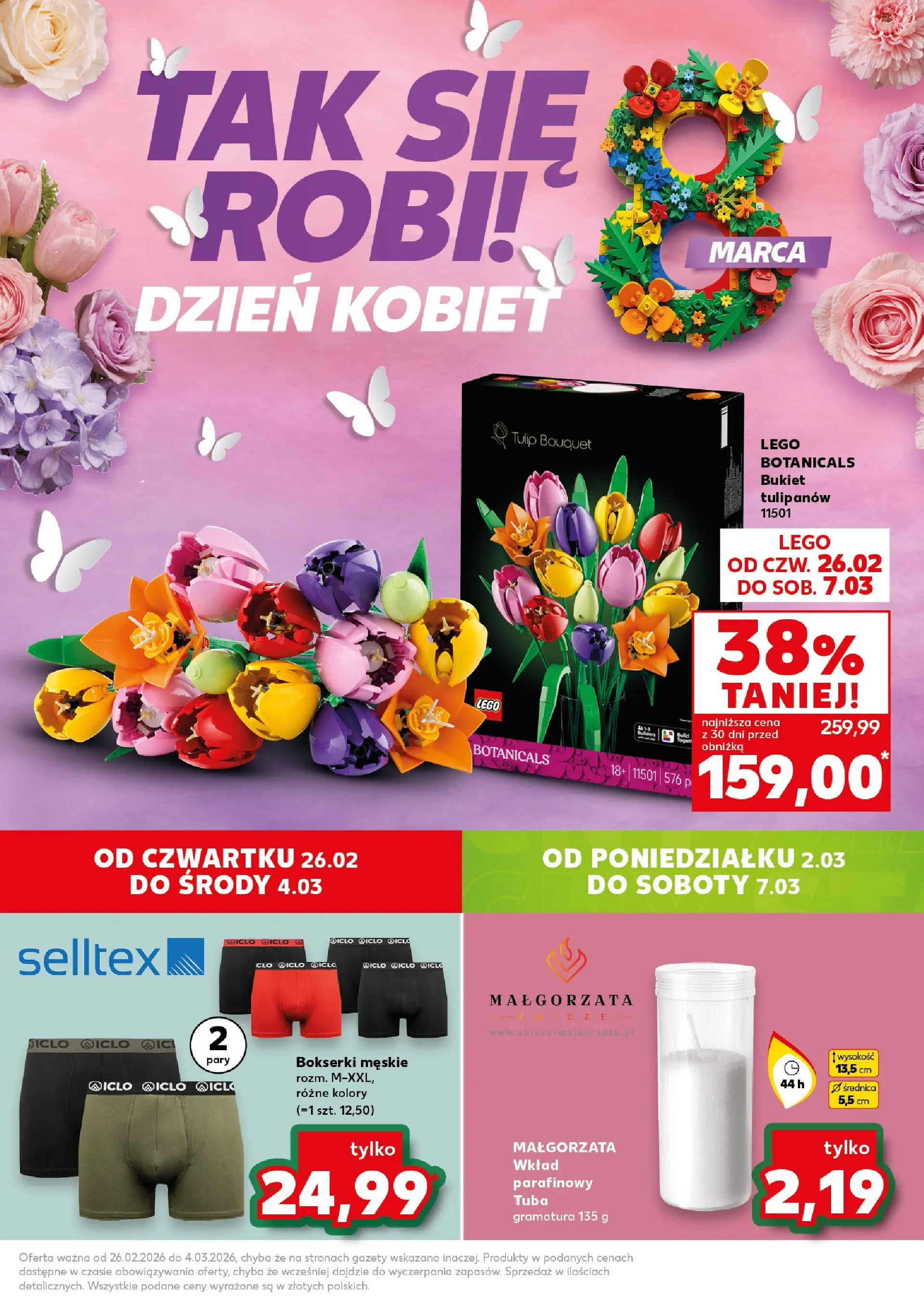 Kaufland gazetka od 26.02.2026 - od jutra PDF | Strona: 51 | Produkty: Bokserki, Bokserki męskie, Lego