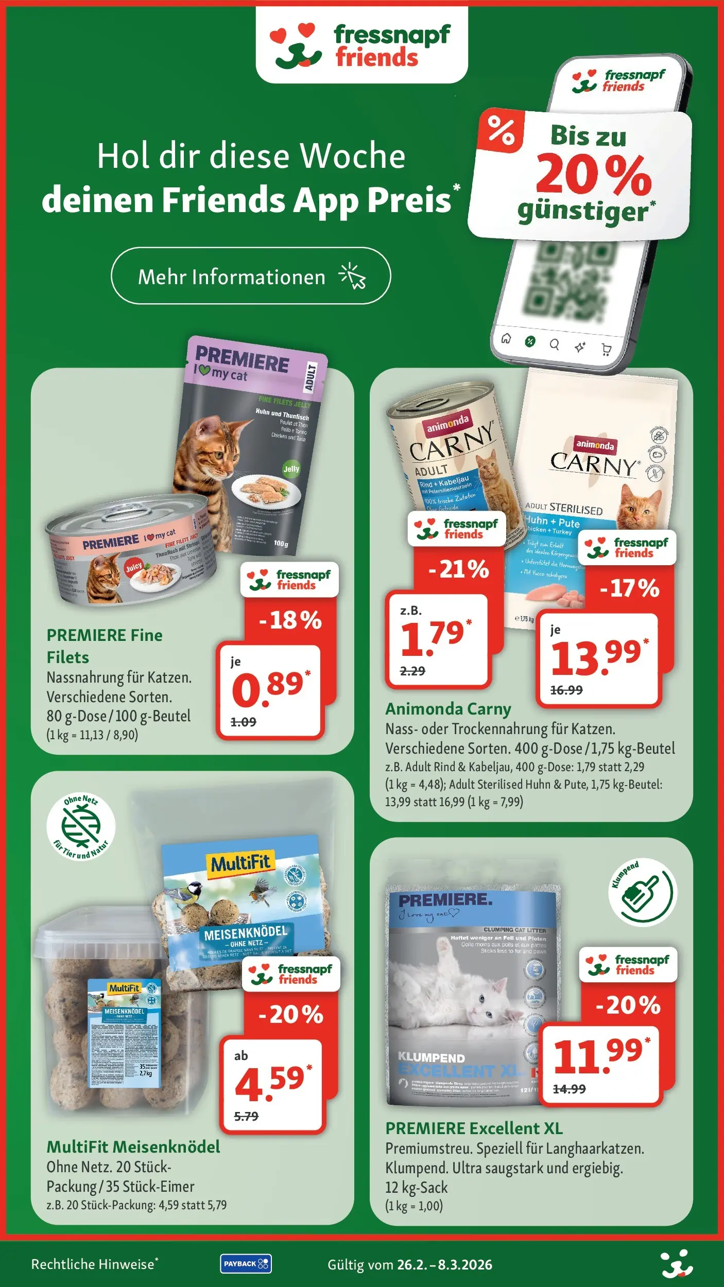 Fressnapf - Fressnapf: Jetzt wird’s Frühling (ab 25.02.2026) zum Blättern | Seite: 5 | Produkte: Pute, Thunfisch