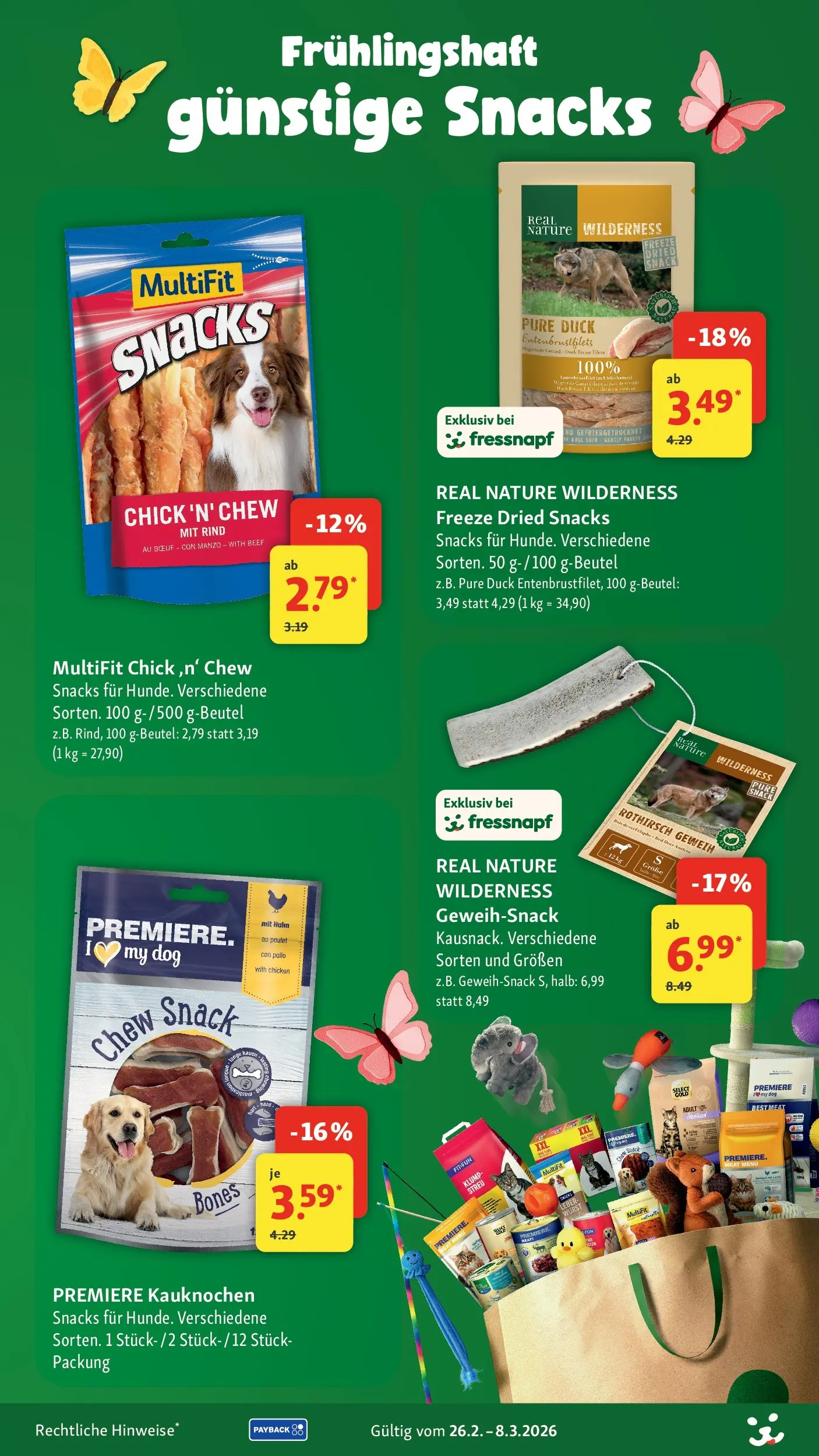 Fressnapf - Fressnapf: Jetzt wird’s Frühling (ab 25.02.2026) zum Blättern | Seite: 15 | Produkte: Wurst