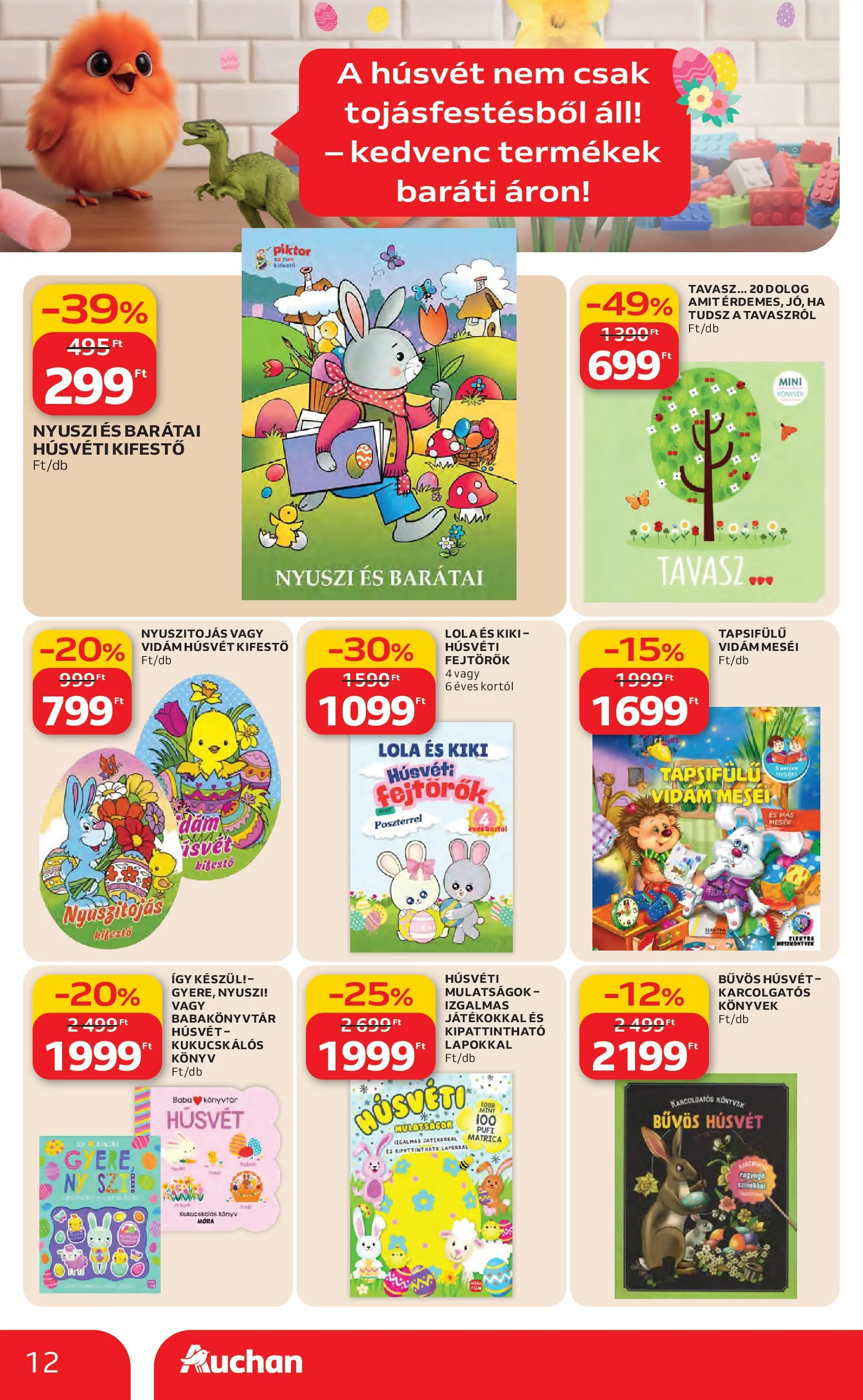 Auchan Akciós újság Kecskemét - 2026.02.26. -tól/töl > akció, lapozható szórólap 🛍️ | Oldal: 12 | Termékek: Könyvek