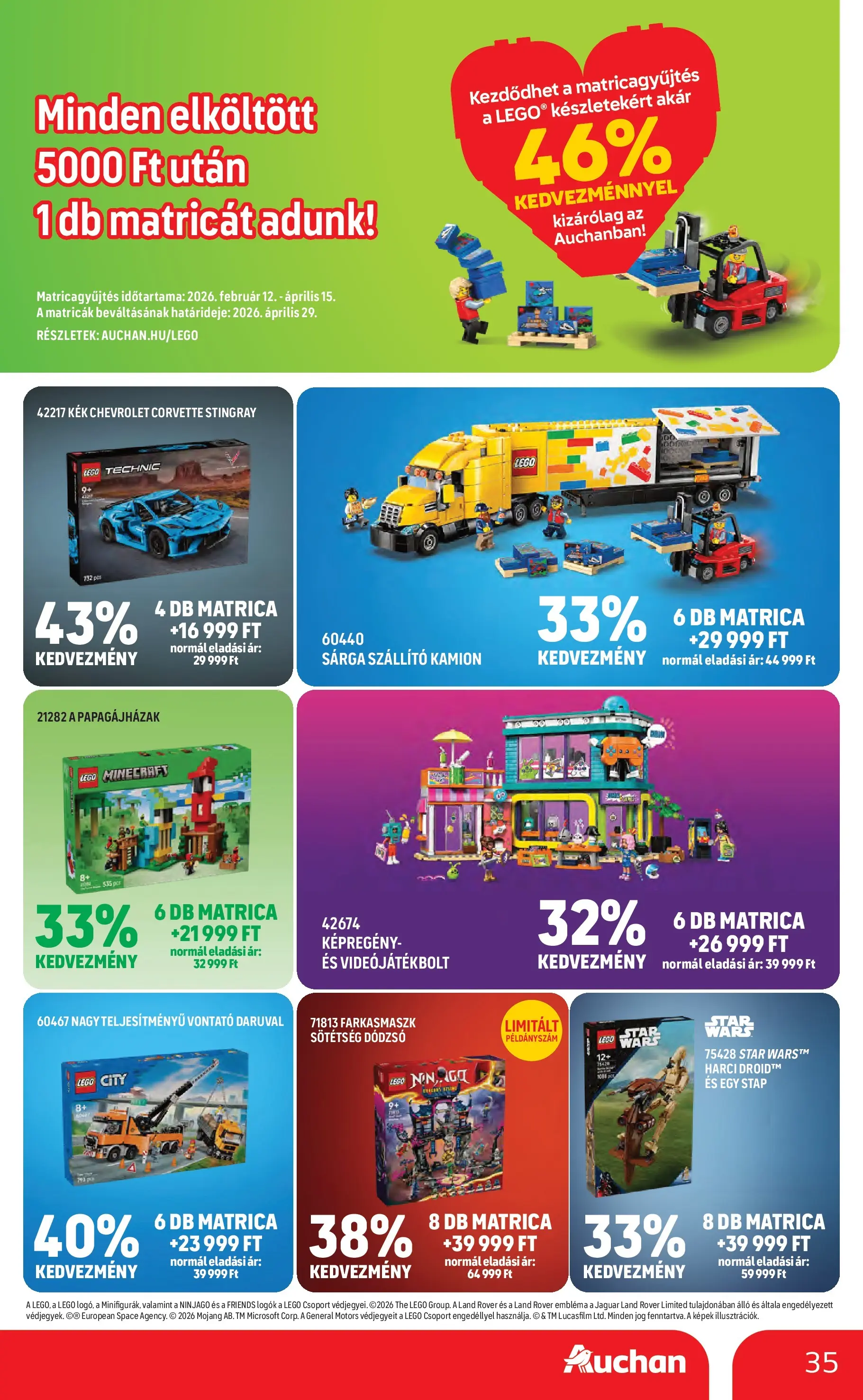 Auchan Akciós újság Kecskemét - 2026.02.26. -tól/töl > akció, lapozható szórólap 🛍️ | Oldal: 35