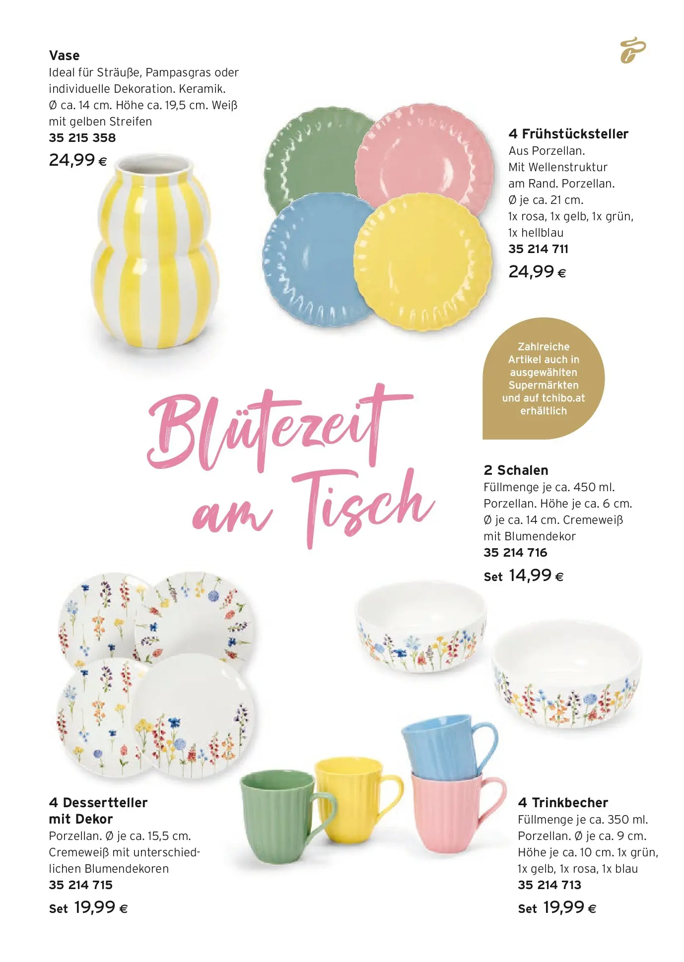 Tchibo Eduscho Tchibo Magazin von 04.03.2026 - Aktuelle Angebote | Seite: 3 | Produkte: Tisch, Vase